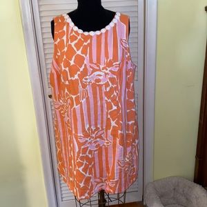 Lilly Pulitzer target orange dress size 24